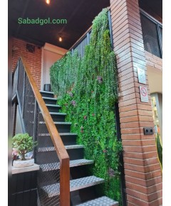 دیوار سبز مصنوعی برای کافه